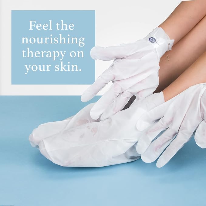 Epielle Hydrating & Moisturizing Hand & Foot Masks, Relieve and Soften Dry - Image 4