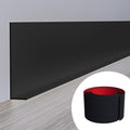 Duzzy Flexible Baseboard Molding Trim, 5 Inch x 60 Feet Peel and Stick Rubber by Duzzy