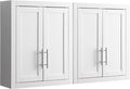 Crosley Furniture Savannah 2-Piece Wall Storage Cabinet, Cabinets by CrosleyFurniture