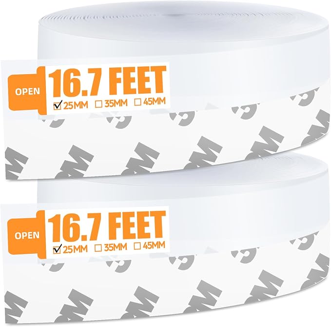 33.5 Ft Weather Stripping Seal Strip, Silicone Draft Stopper, Self Adhesive by Bruiefpap