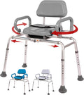 Carousel Sliding Shower Chair Transfer Bench by PlatinumHealth