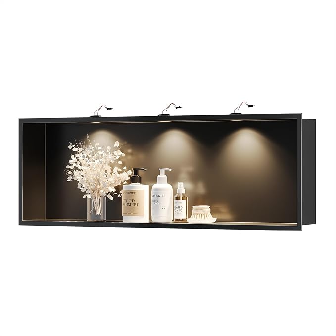 Neodrain Wall Niche with Non-dim LED Downlight by Neodrain