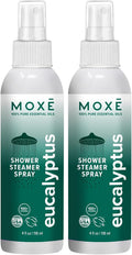 MOXE Eucalyptus Oil Shower Mist, Spa Steam Spray, Certified Natural 100% by MOXE