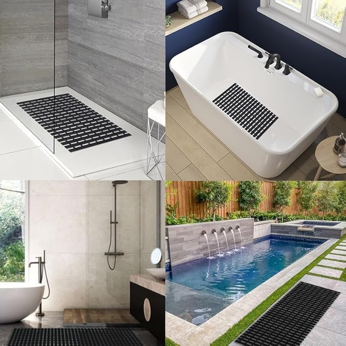 Bath Mat Non Slip Shower Mat Bathtub - Image 5