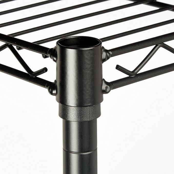 3 Tier Storage Racks Shelving, Heavy Steel Pantry Shelves, Adjustable Wire - Image 9