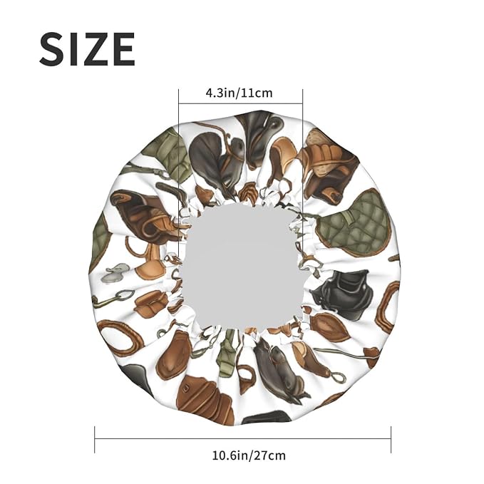 Equestrian Equipment Shower Cap - Image 6