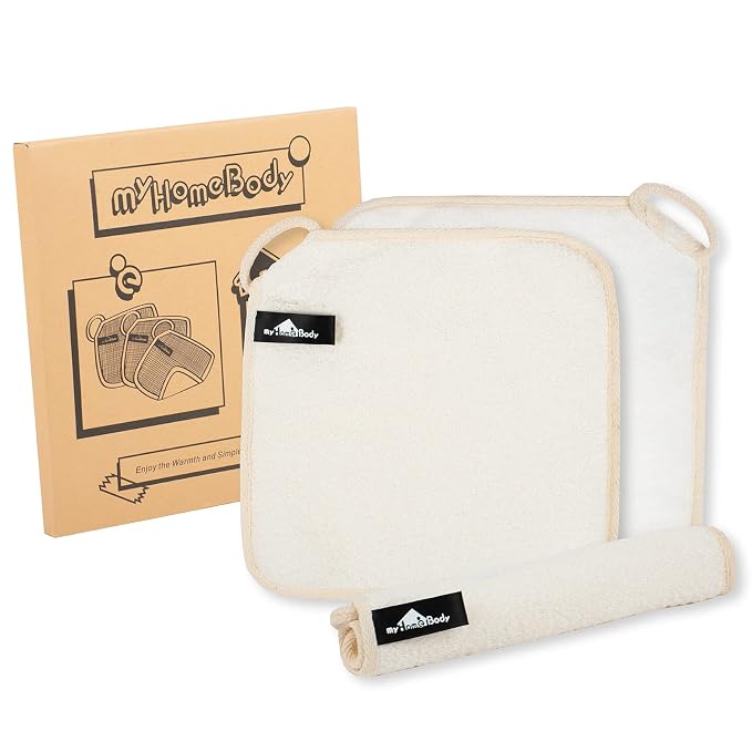 myHomeBody Dual-Textured Exfoliating Washcloth by myHomeBody