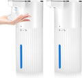 2 Pack Touchless Automatic Soap Dispenser, Smart Sensor Foam Hand Wash Dispenser by VZZNN