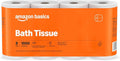 Amazon Basics 1000 Sheet 1-Ply Bath Tissue, 8 Rolls by AmazonBasics