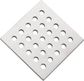 3.75 Inch Square Shower Drain Cover 95MM Floor Drain Grate by Holge