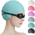 Tripsky Silicone Swim Cap, Comfortable Bathing Cap Ideal by Tripsky