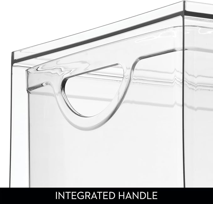iDesign Clear Plastic Storage Drawer, Stackable Organizer - Image 8
