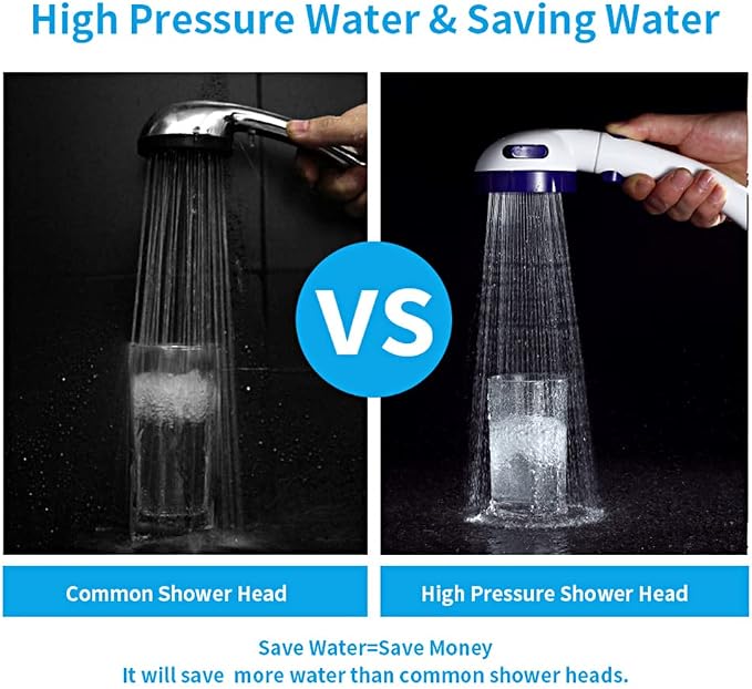 KAIYING Drill-Free High Pressure Handheld Shower Head - Image 4