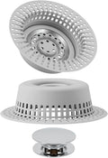 Shower Drain Hair Catcher, Bathtub Drain Cover Hair Trap Strainer Upgraded by Aojuxix