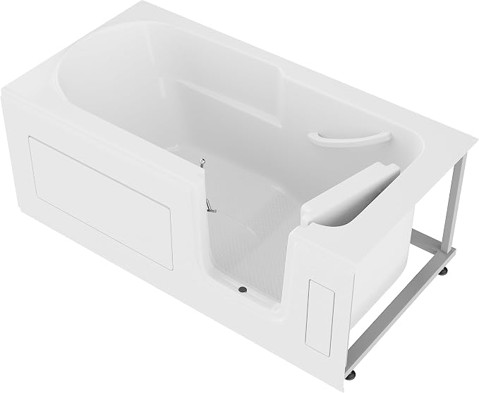 ANZZI Walk In Tub 60'' x 30'' White Acrylic - Image 6