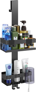 Emibele Over The Door Shower Caddy 2 Tier, 304 Stainless Steel Hanging Shower by Emibele