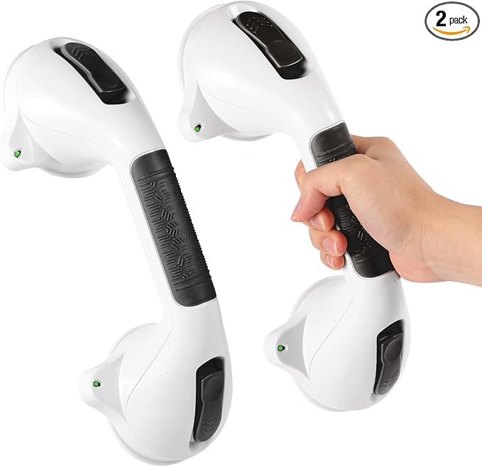 Suction Grab Bar with Safety Indicator by TONORA
