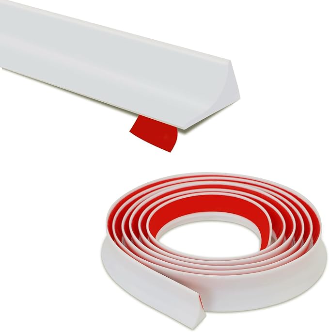 Shower Threshold Water Dam, Walk in Shower Water Guard, Shower Dam Water by Home