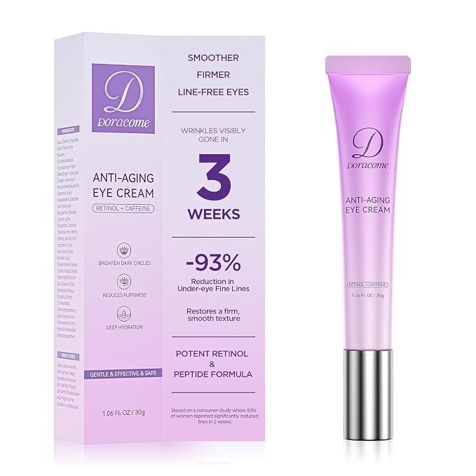 Retinol Under Eye Cream for Dark Circles & Puffiness – Anti-Aging Eye Cream for by Unknown