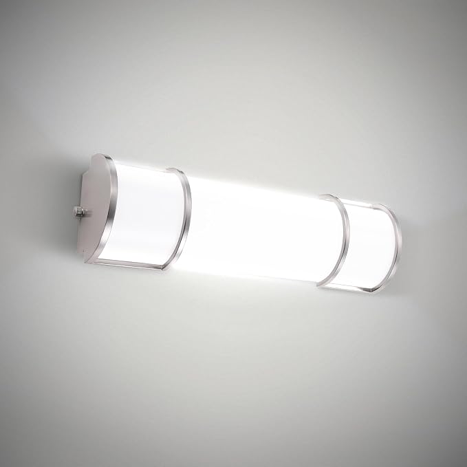ASD LED 18" Vanity Flush Mount Light Fixture, Linear Bathroom Lighting Bar | by ASDLightingCorporation