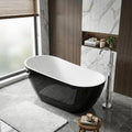 67 Inch Acrylic Freestanding Bathtub, Acrylic Soaking Bathtub by Unknown