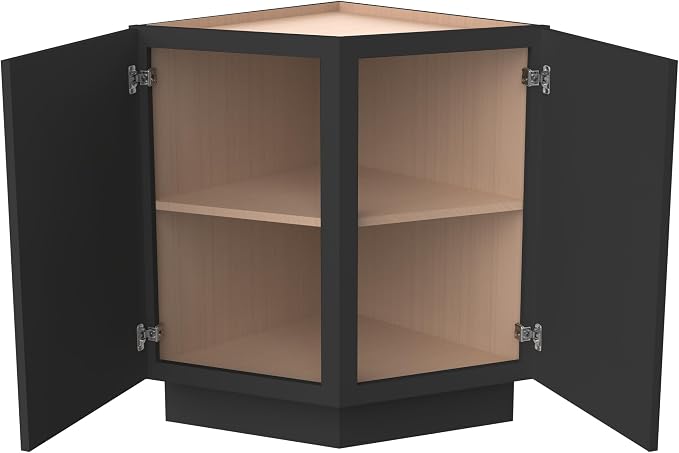 Corner Cabinet for Kitchen Bathroom, Solid Wood Frame - Image 5