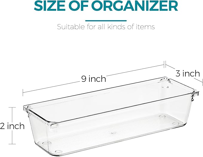 4 Pack Drawer Organizer - Image 2