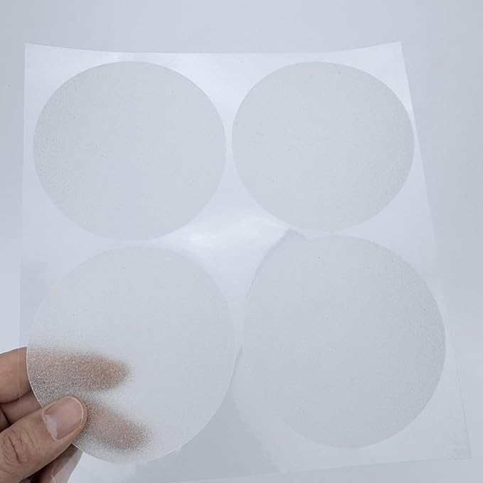 S&X 24 Pcs Non Slip Bathtub Stickers, Invisible Clear High Traction Grit Dots - Image 9
