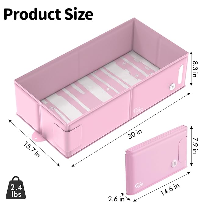 Bella’s Friends Baby Collapsible Bathtub, Travel Bath Tub - Image 5