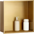 SaniteModar Shower Niche, Stainless Steel Shower Niche 12" X 12" No Tile Needed by SaniteModar