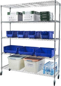 5 Tier Storage Racks Shelving, Heavy Steel Pantry Shelves, Adjustable Wire by Unknown