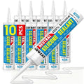 Silicone Caulk & Sealant Clear, 10 Pack by CXYARY
