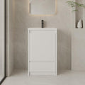 Bathroom Vanity with Sink 20 Inch, Modern Freestanding Bathroom Storage Cabinet by AmpleCharmic