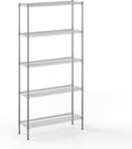 14" Deep x 42" Wide x 86" Height Wire Shelving Kit | 5-Tier | NSF Commercial by Regal+Altair