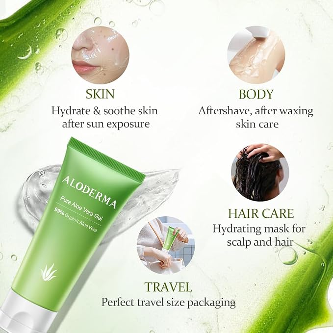 Aloderma Organic Aloe Vera Gel - Image 3