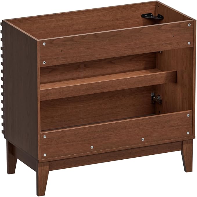ROOMTEC 36" Bathroom Vanity, Mid-Century Freestanding Bathroom Cabinet Vanity - Image 8