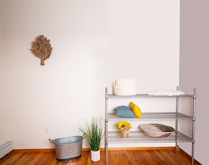 Omega 18" Deep x 54" Wide x 36" High 3 Tier Gray Starter Shelving Unit - Image 2