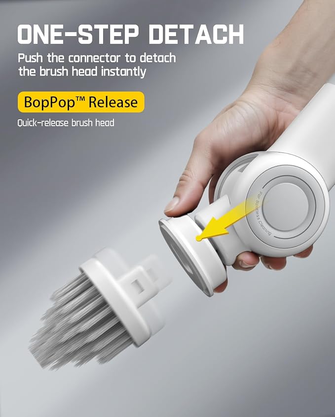 Fanttik Flip G9 Pro Electric Scrubber, VoltiPulse Motor, Dual-Speed Cleaner - Image 6