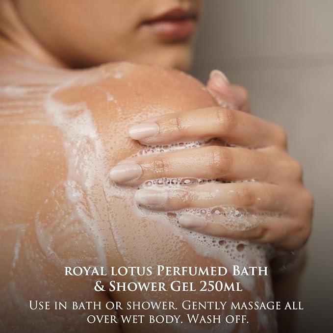 SPA CEYLON Royal Lotus Perfumed Bath & Shower Gel, Natural Body Wash, - Image 4