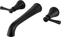 SITGES High Flow Oil Rubbed Bronze Wall Mount Bathtub Faucet by SITGES