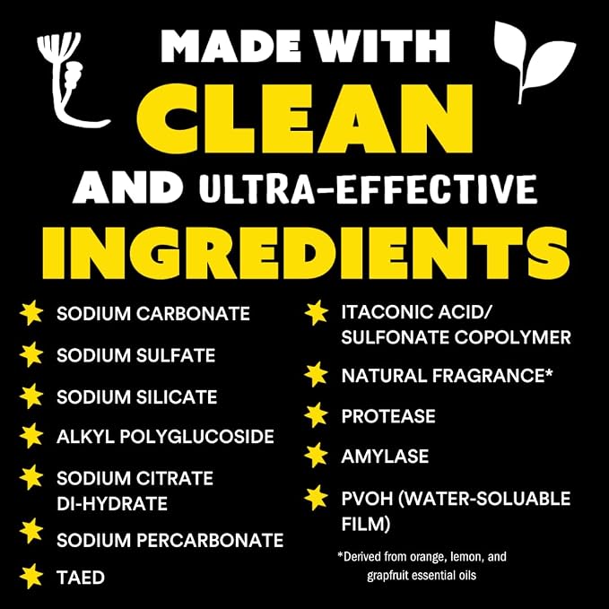 Molly's Suds Dishwasher Pods | Clean Dishwasher Detergent, Cuts Grease & Rinses - Image 4