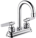 SOLVEX Centerset Bathroom Faucet, 4 Inch 2 Handle Bathroom Sink Faucets by SOLVEX