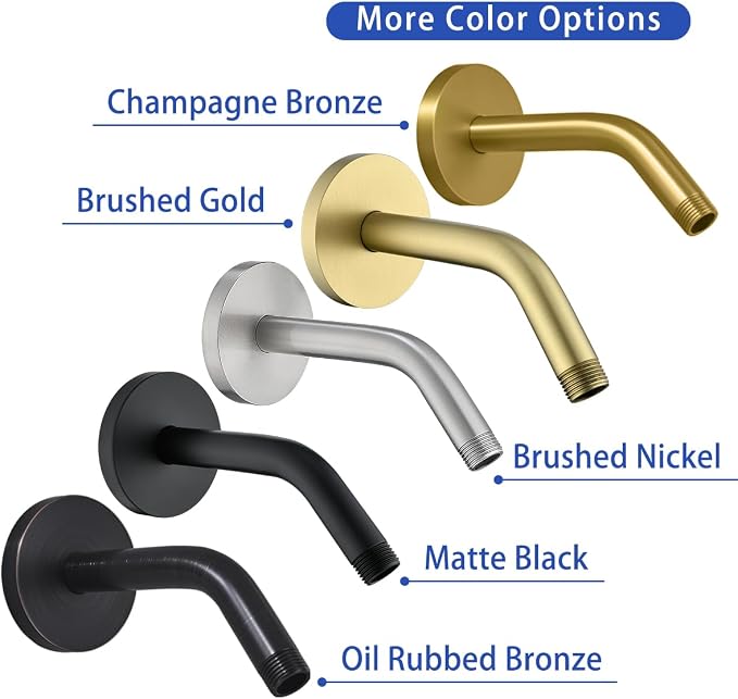 Wall Mounted Shower Arm Extension Head Holder Stainless Stee - Image 6