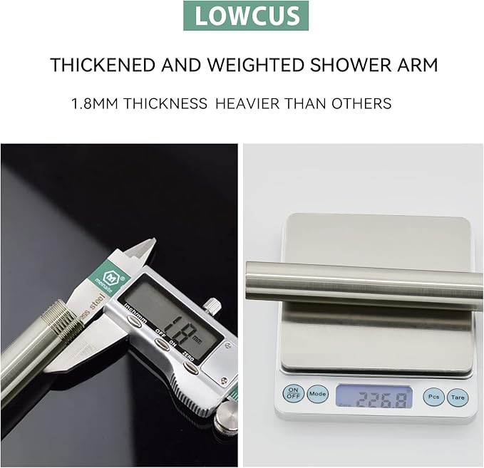 RP61058-SS for 6 inches Anti-leakage Ceiling Wall Mounted Shower Arm and - Image 4
