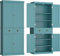 72" Kitchen Pantry, Tall Storage Cabinets by Ayiseedmid