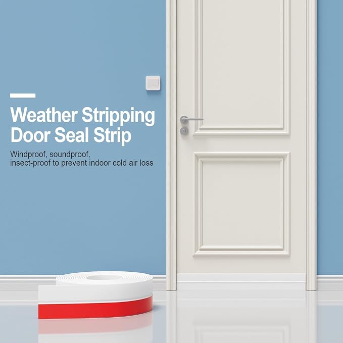20ft Shower Door Seal Strip, Silicone Door Frame Sealing Strip - Image 4
