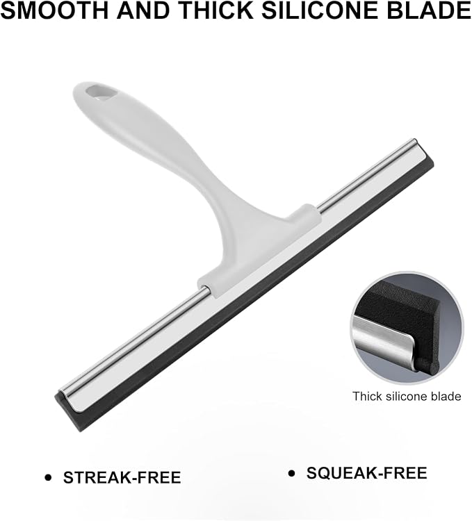 SetSail Shower Squeegee for Glass Doors All-Purpose Squeegee for Shower Glass - Image 4