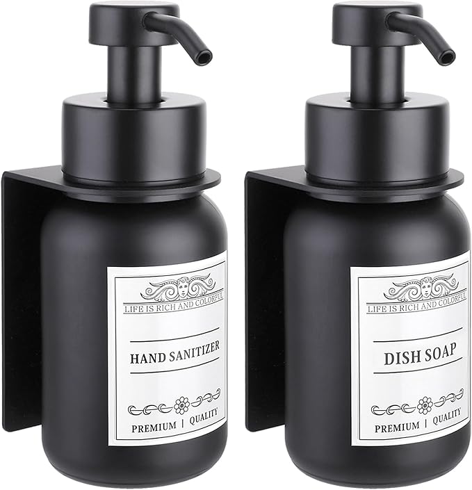 2-Pack Shower Soap Dispenser Set by NOBTOU