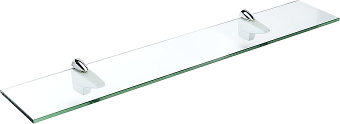 Spancraft Glass F-12x33-Chrome Falcon Glass Shelf by Spancraft