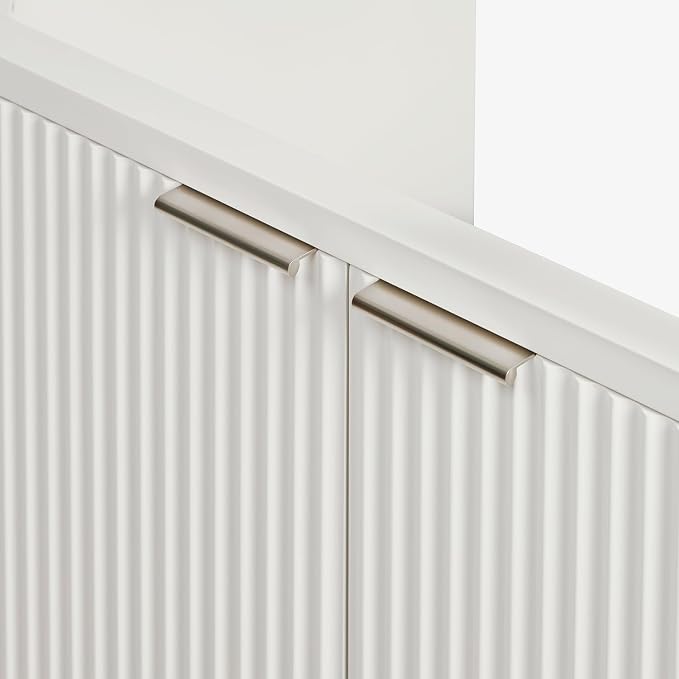 ARIEL Milan 48 Inch Single Sink Base Cabinet in Warm White - Image 9